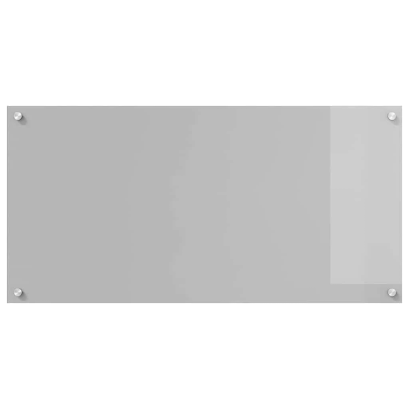 vidaXL Virtuves aizsargpanelis 2 pcs Gaiši pelēks 100 x 50 cm