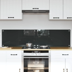 vidaXL Virtuves aizsargpanelis 2 pcs Tumši pelēks 80 x 40 cm