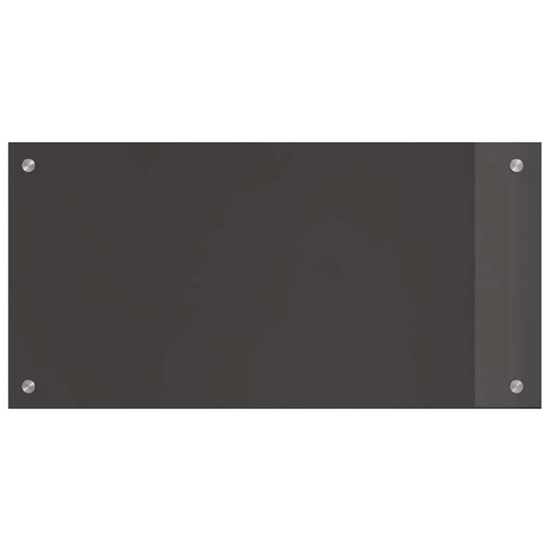 vidaXL Virtuves aizsargpanelis 2 pcs Tumši pelēks 80 x 40 cm