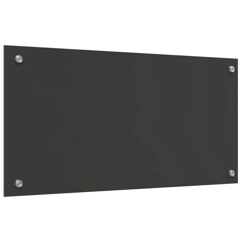 vidaXL Virtuves aizsargpanelis 2 pcs Tumši pelēks 80 x 40 cm