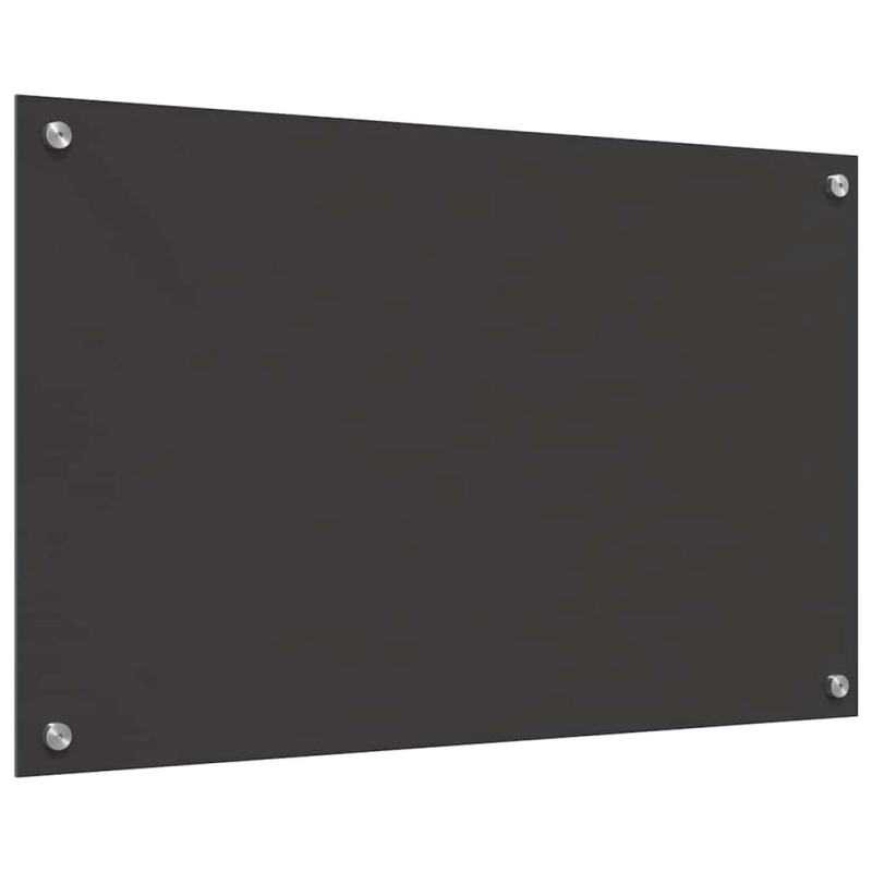 vidaXL Virtuves aizsargpanelis 2 pcs Tumši pelēks 80 x 50 cm