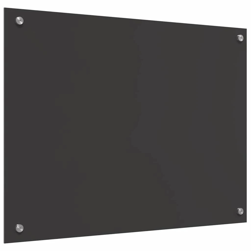 vidaXL Virtuves aizsargpanelis 2 pcs Tumši pelēks 80 x 60 cm