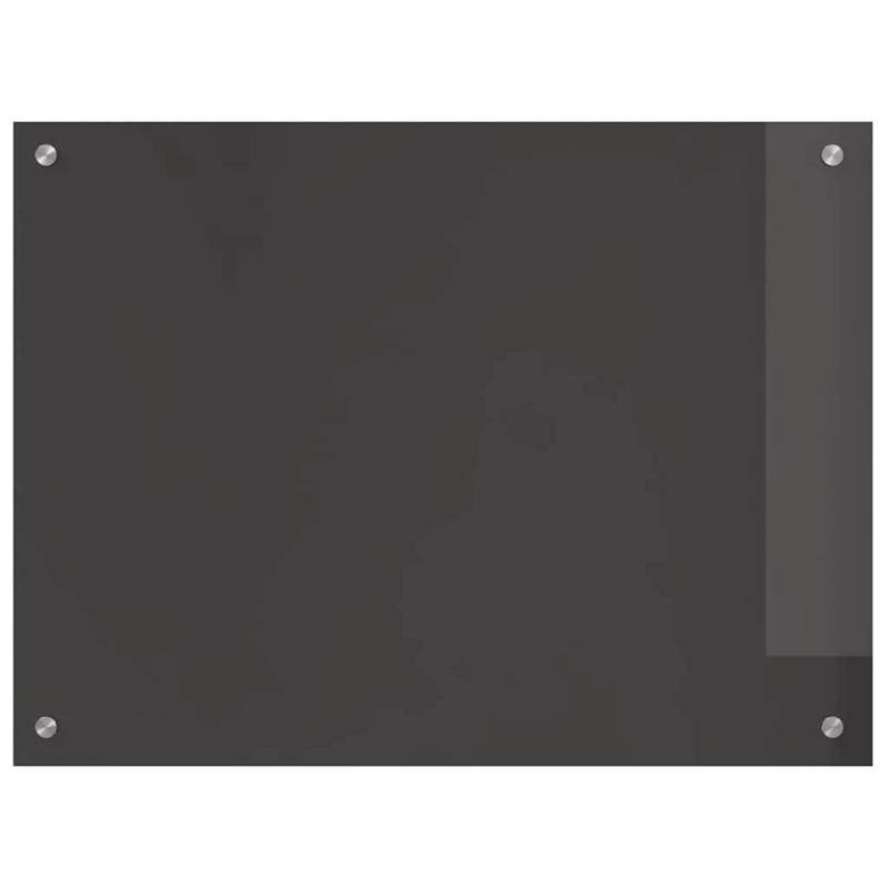 vidaXL Virtuves aizsargpanelis 2 pcs Tumši pelēks 80 x 60 cm