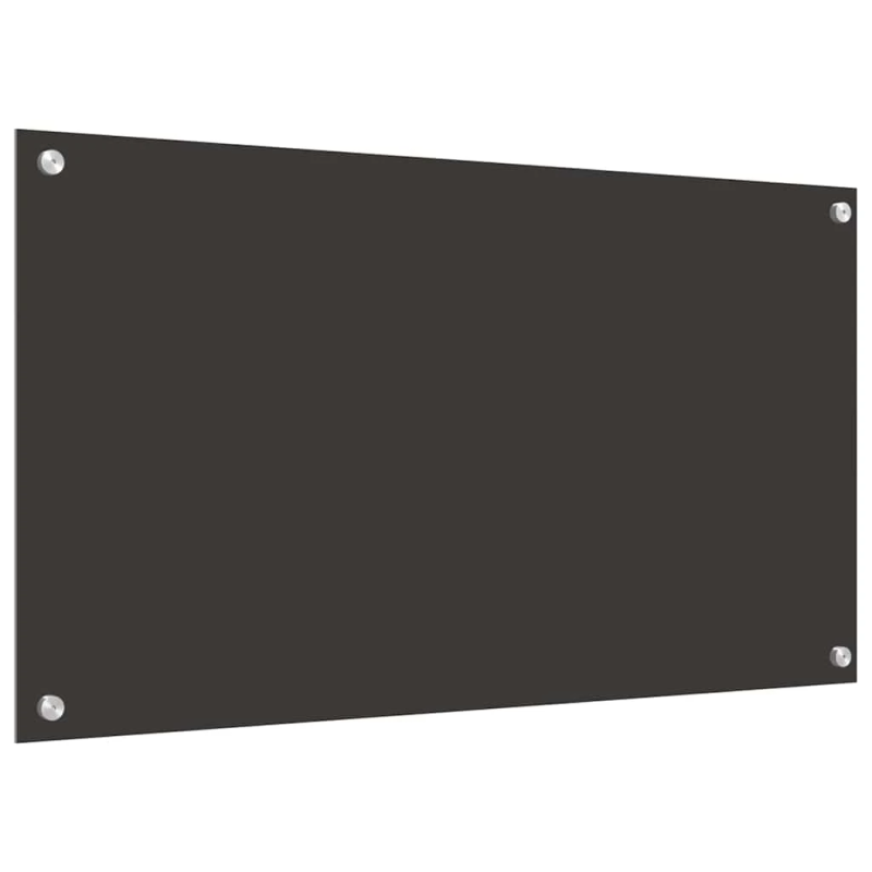 vidaXL Virtuves aizsargpanelis 2 pcs Tumši pelēks 90 x 50 cm