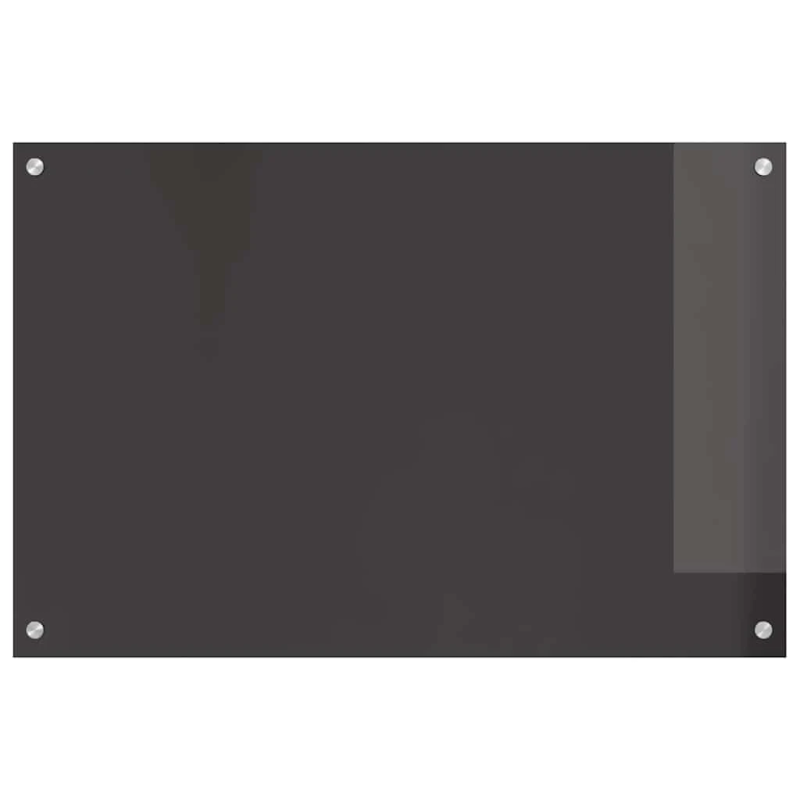 vidaXL Virtuves aizsargpanelis 2 pcs Tumši pelēks 90 x 60 cm