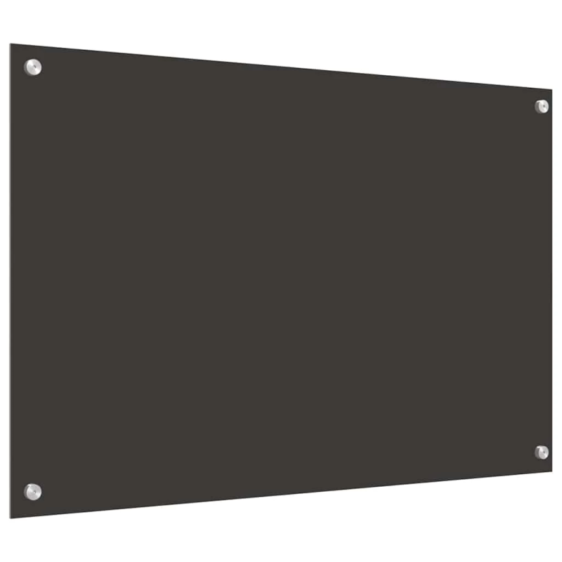 vidaXL Virtuves aizsargpanelis 2 pcs Tumši pelēks 90 x 60 cm