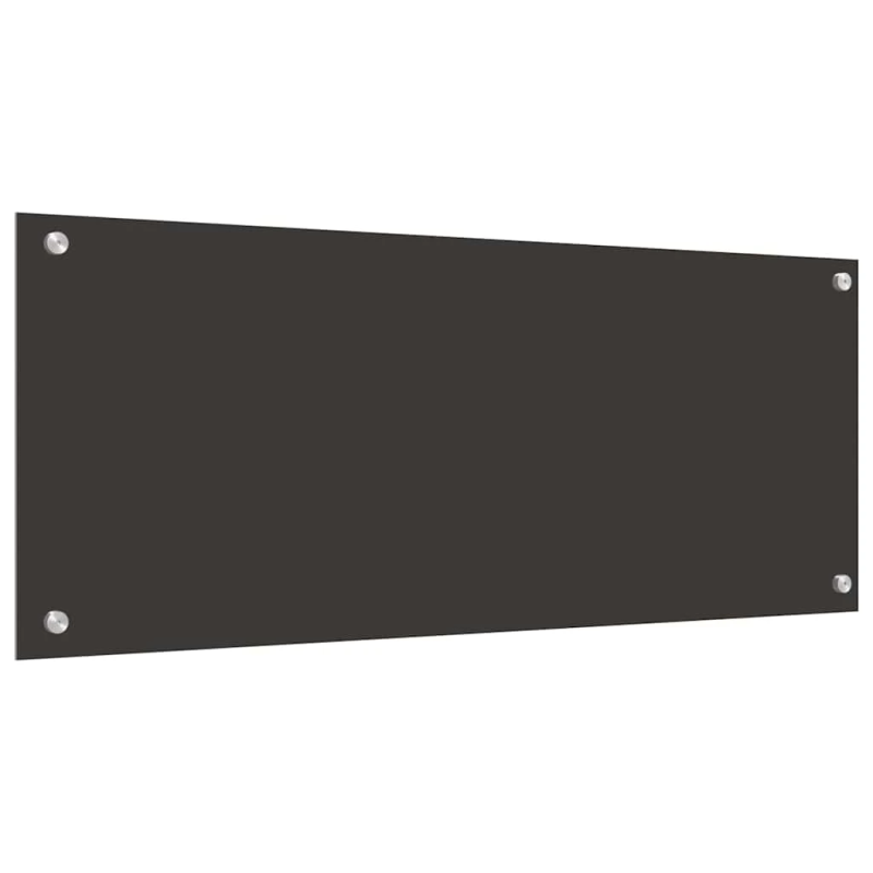 vidaXL Virtuves aizsargpanelis 2 pcs Tumši pelēks 100 x 40 cm