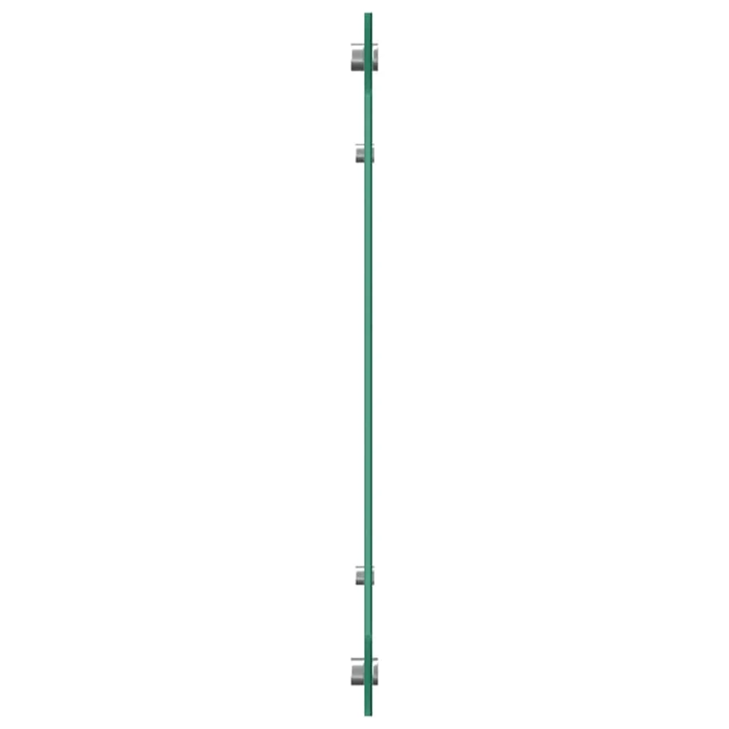 vidaXL Virtuves aizsargpanelis 2 pcs Melna 110 x 40 cm rūdīts stikls