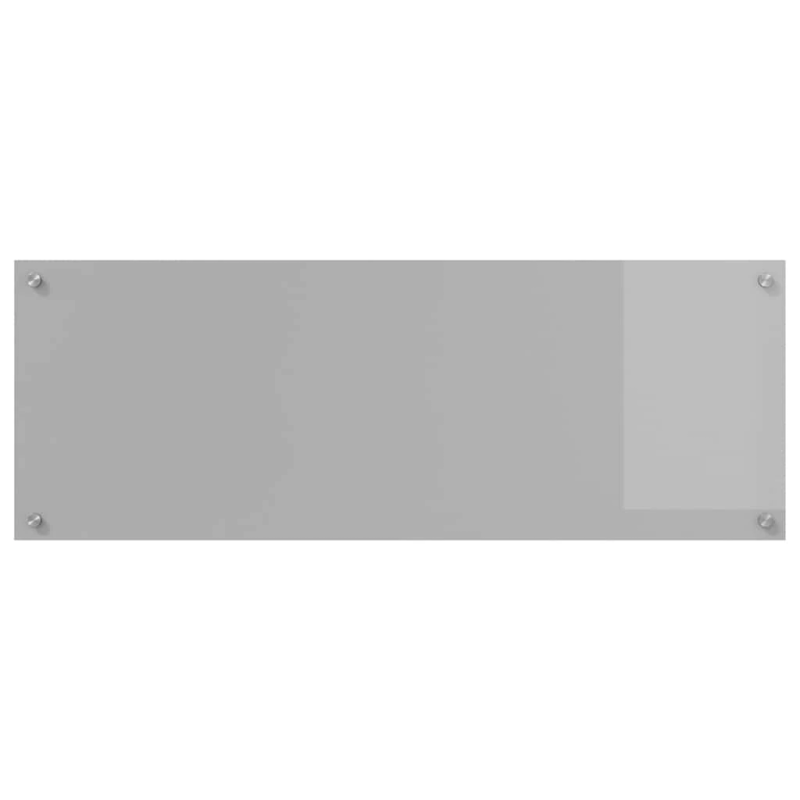 vidaXL Virtuves aizsargpanelis 2 pcs Gaiši pelēks 110 x 40 cm