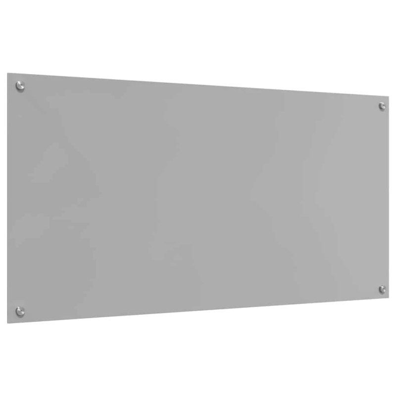 vidaXL Virtuves aizsargpanelis 2 pcs Gaiši pelēks 120 x 60 cm