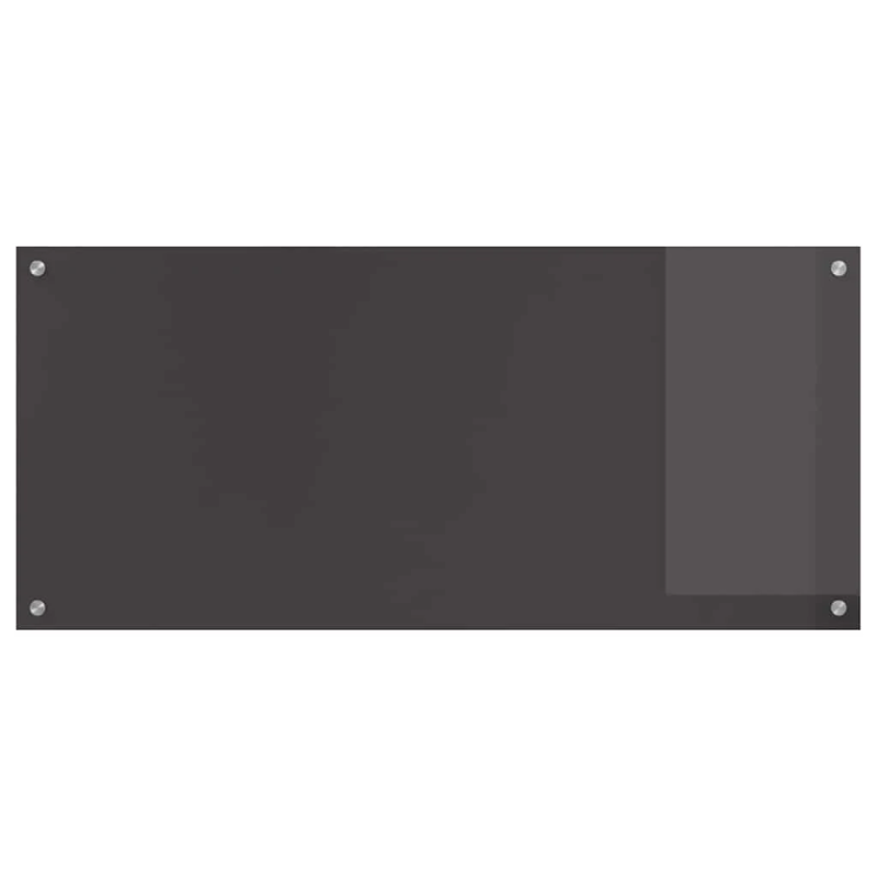 vidaXL Virtuves aizsargpanelis 2 pcs Tumši pelēks 110 x 50 cm