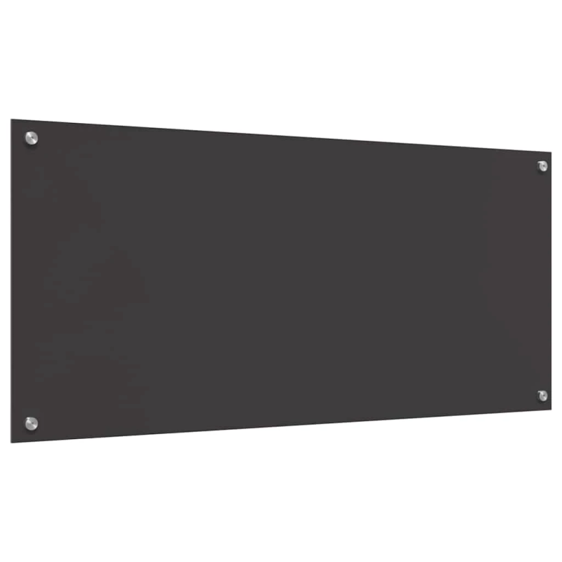 vidaXL Virtuves aizsargpanelis 2 pcs Tumši pelēks 110 x 50 cm