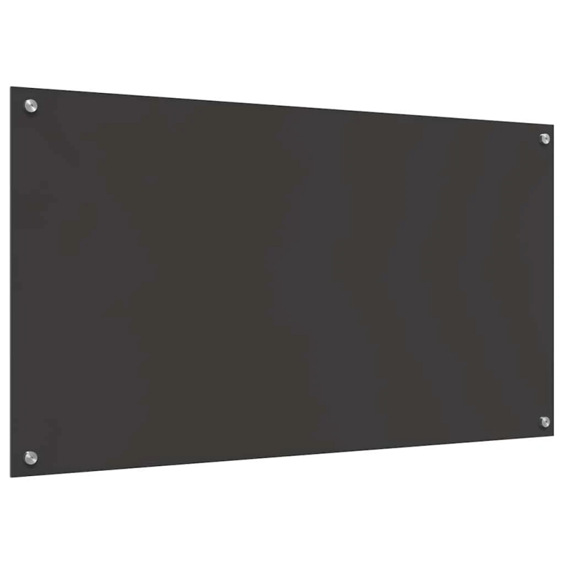 vidaXL Virtuves aizsargpanelis 2 pcs Tumši pelēks 110 x 60 cm