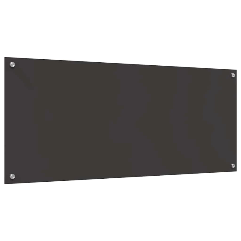 vidaXL Virtuves aizsargpanelis 2 pcs Tumši pelēks 120 x 50 cm