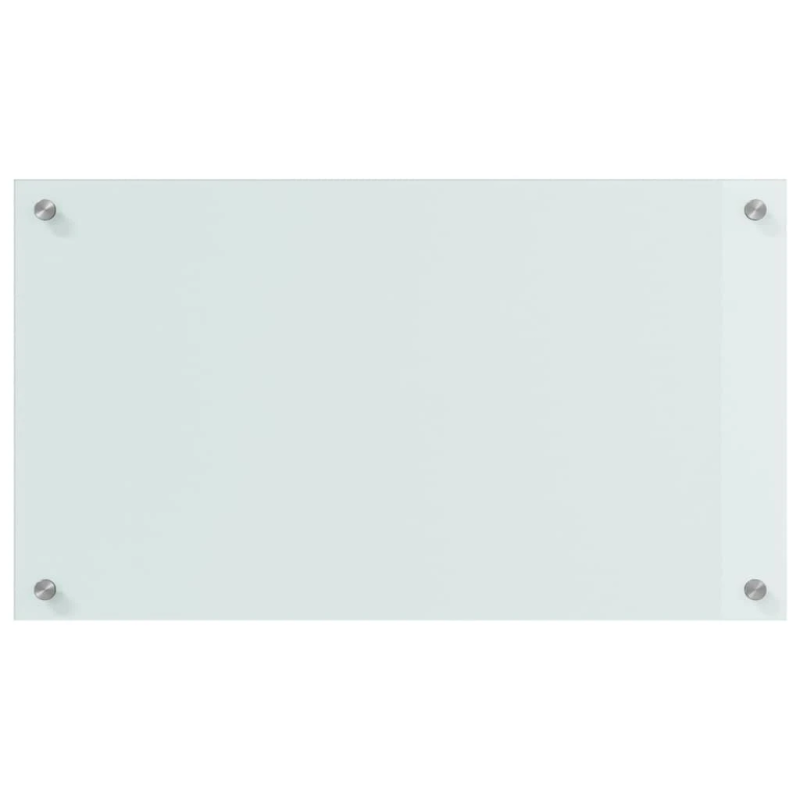 vidaXL Virtuves aizsargpanelis 2 pcs Balts 70 x 40 cm rūdīts stikls