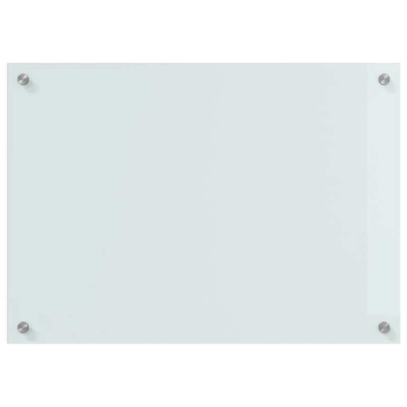 vidaXL Virtuves aizsargpanelis 2 pcs Balts 70 x 50 cm rūdīts stikls