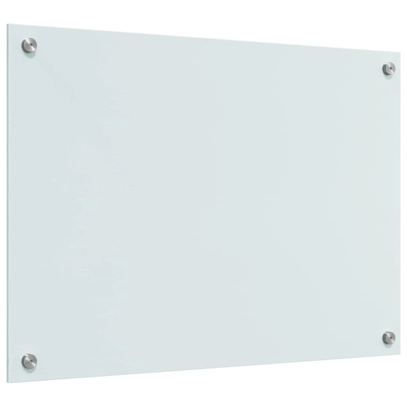 vidaXL Virtuves aizsargpanelis 2 pcs Balts 70 x 50 cm rūdīts stikls