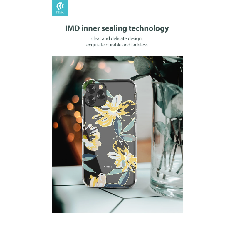 Devia Perfume lily series case iPhone 11 Pro Max yellow