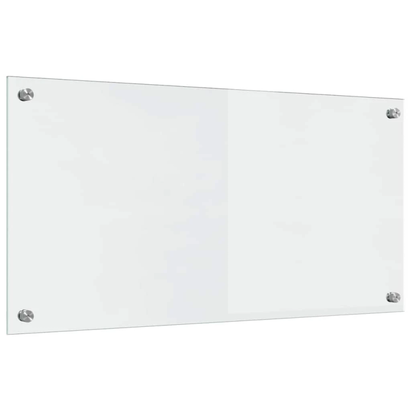 vidaXL Virtuves aizsargpanelis 2 pcs Caurspīdīgs 80 x 40 cm