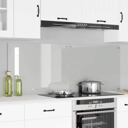 vidaXL Virtuves aizsargpanelis 2 pcs Caurspīdīgs 80 x 60 cm