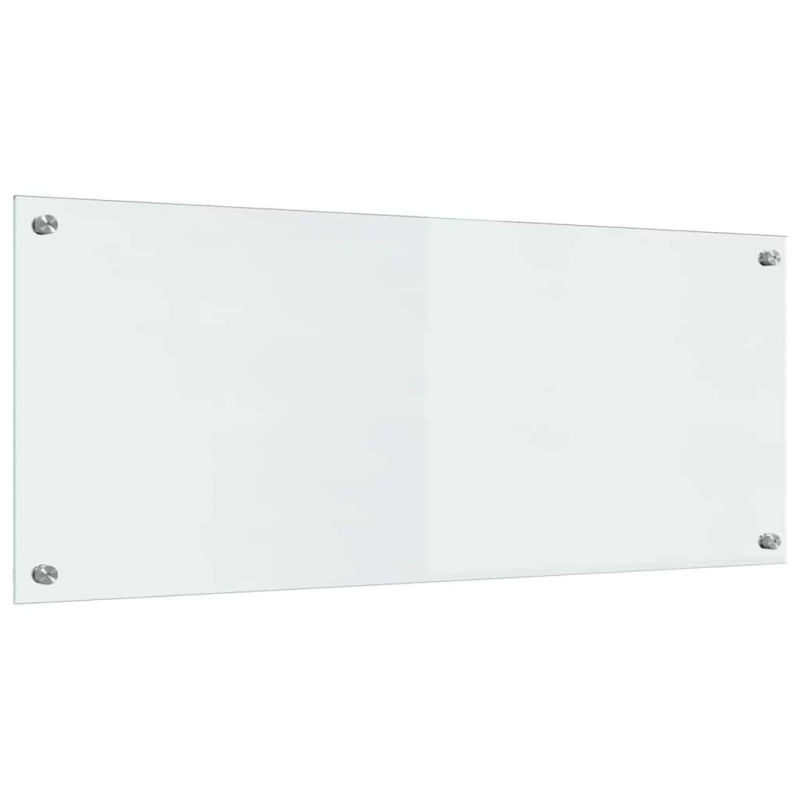 vidaXL Virtuves aizsargpanelis 2 pcs Caurspīdīgs 100 x 40 cm