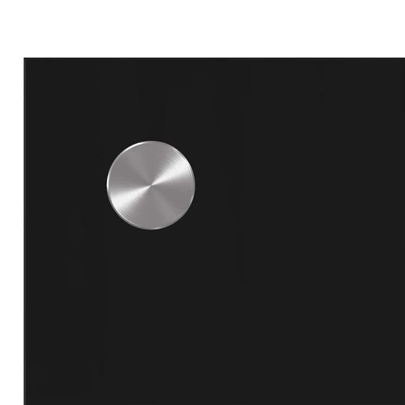 vidaXL Virtuves aizsargpanelis 2 pcs Melna 80 x 60 cm rūdīts stikls