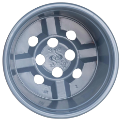 vidaXL Ziedu pods 100 pcs Keramika DIA 15 x 12.5 cm Plastmasa