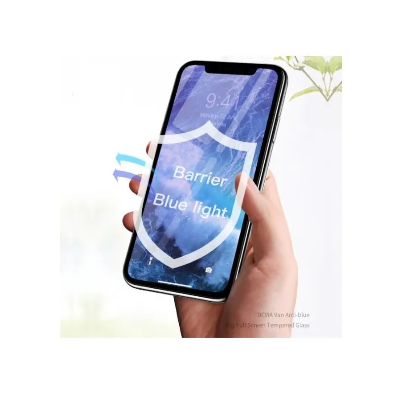 Devia Van Anti-blue Ray Full Screen Tempered Glass iPhone 11 Pro Max black