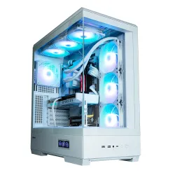 Zalman P50 DS White, ARGB Fan x4