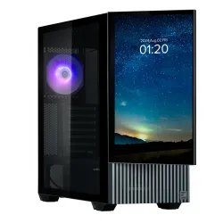 Zalman Z10 DS ATX Mid Tower PS Case Black, 120 mm ARGB Fan x1