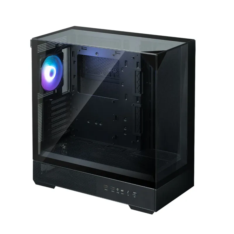 Zalman P40 Prism Black, ARGB Fan x1