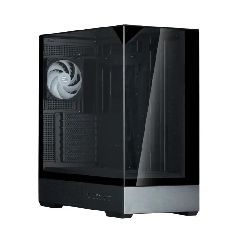 Zalman P40 Prism Black, ARGB Fan x1