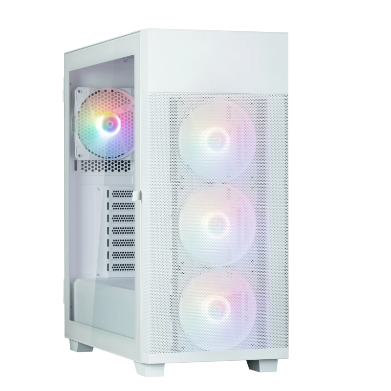 Zalman S5 Neo White ATX, FRGB Fan x4