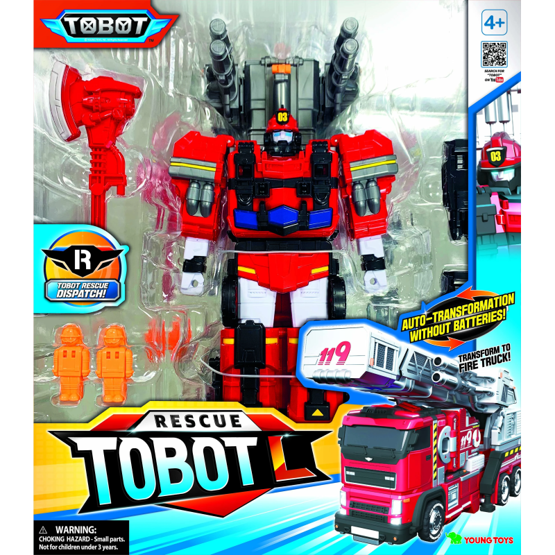 TOBOT Tobots L Transformers, 35 cm