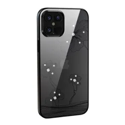 Devia Crystal Flora case iPhone 12 Pro Max black