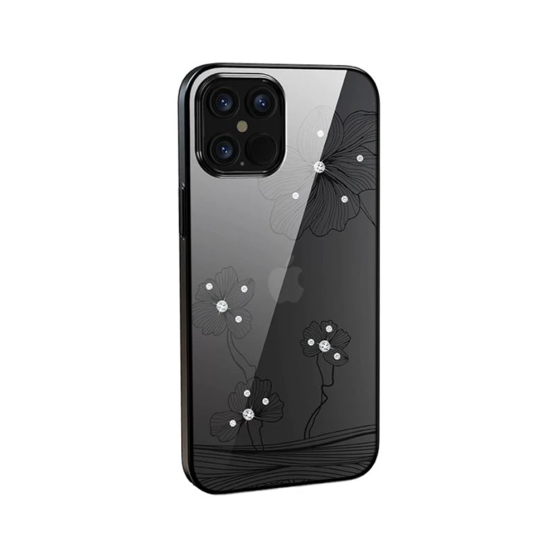 Devia Crystal Flora case iPhone 12 Pro Max black