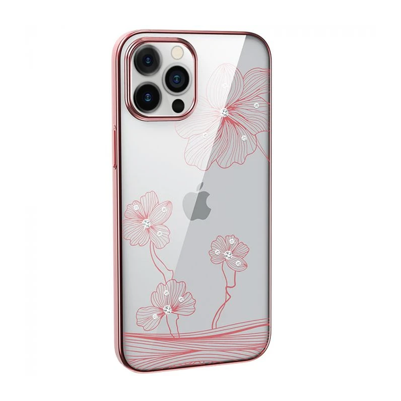 Devia Crystal Flora case iPhone 12 mini rose gold