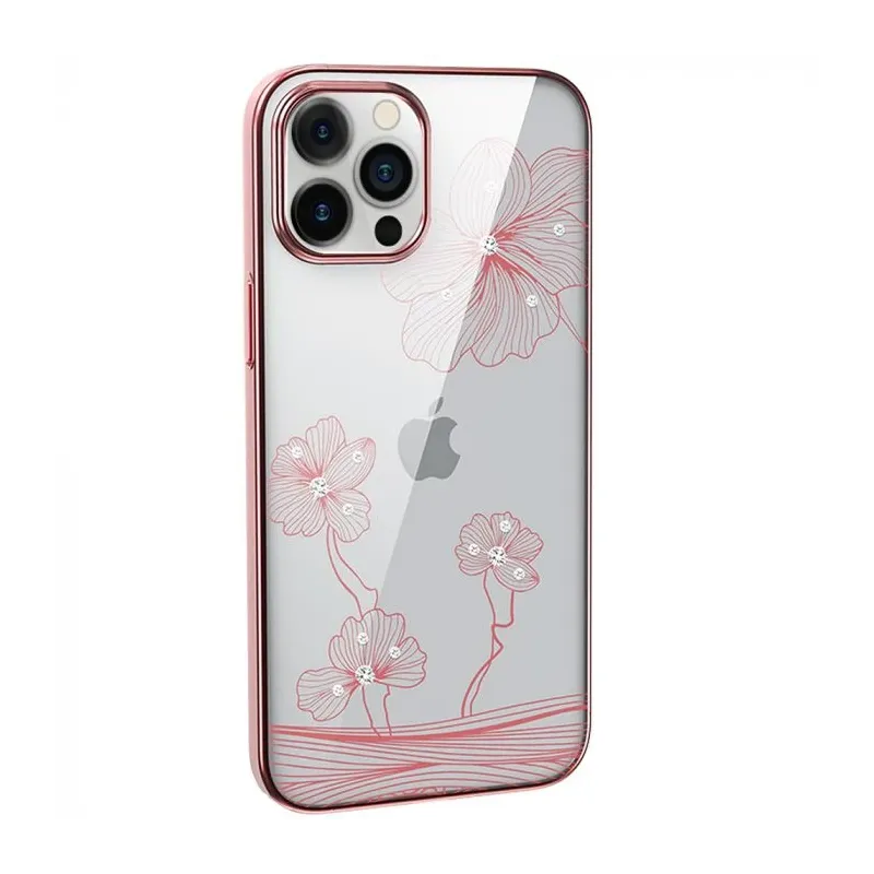 Devia Crystal Flora case iPhone 12 mini rose gold