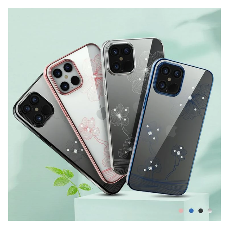 Devia Crystal Flora case iPhone 12 mini rose gold