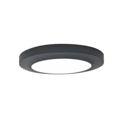 Lubinis lauko šviestuvas Lutec Kayah, 16.5W, LED, IP54, tamsiai pilka sp., 30.5 cm x 4 cm