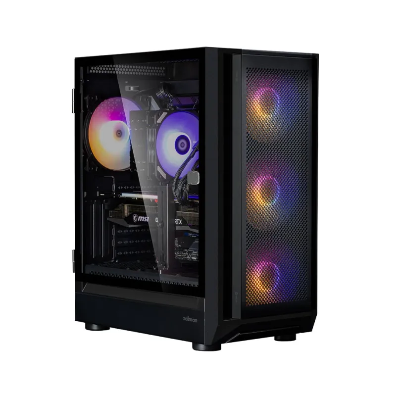 Zalman i6 Black, RGB fan x4 T-G