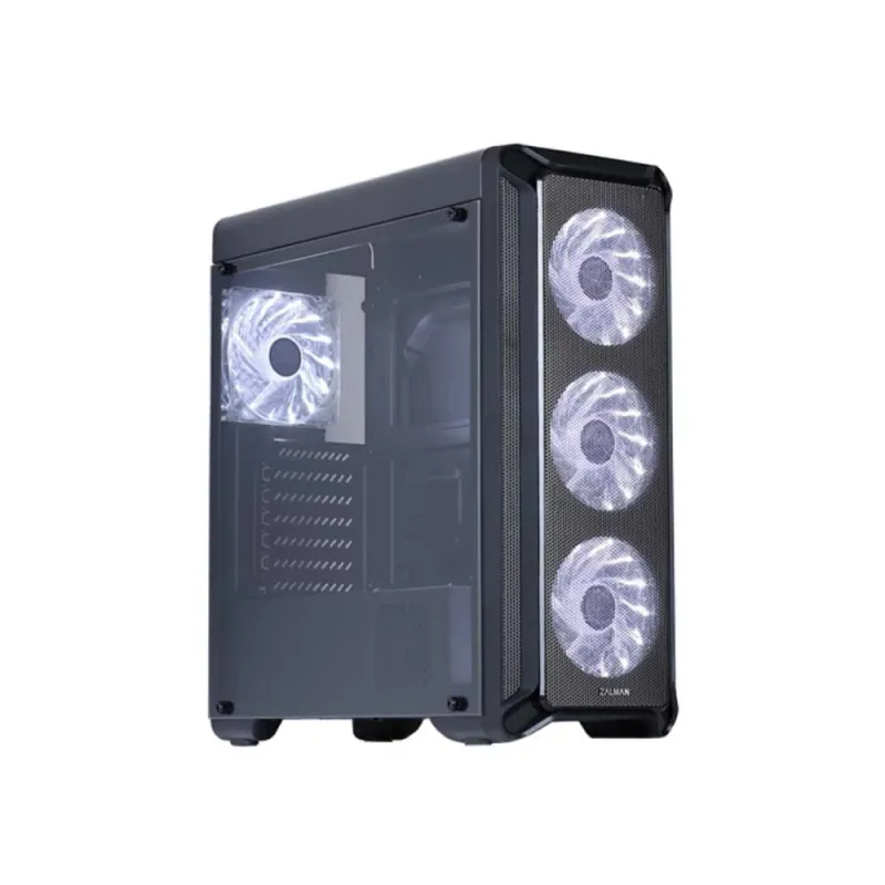 Zalman I3 ATX Black, LED fan x4