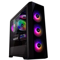 Zalman N5 TF ATX, RGB fan x4, T-G
