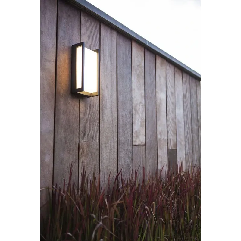 Sieninis lauko šviestuvas Lutec Qubo, 18W, LED, IP54, antracito sp., 11 cm x 22 cm