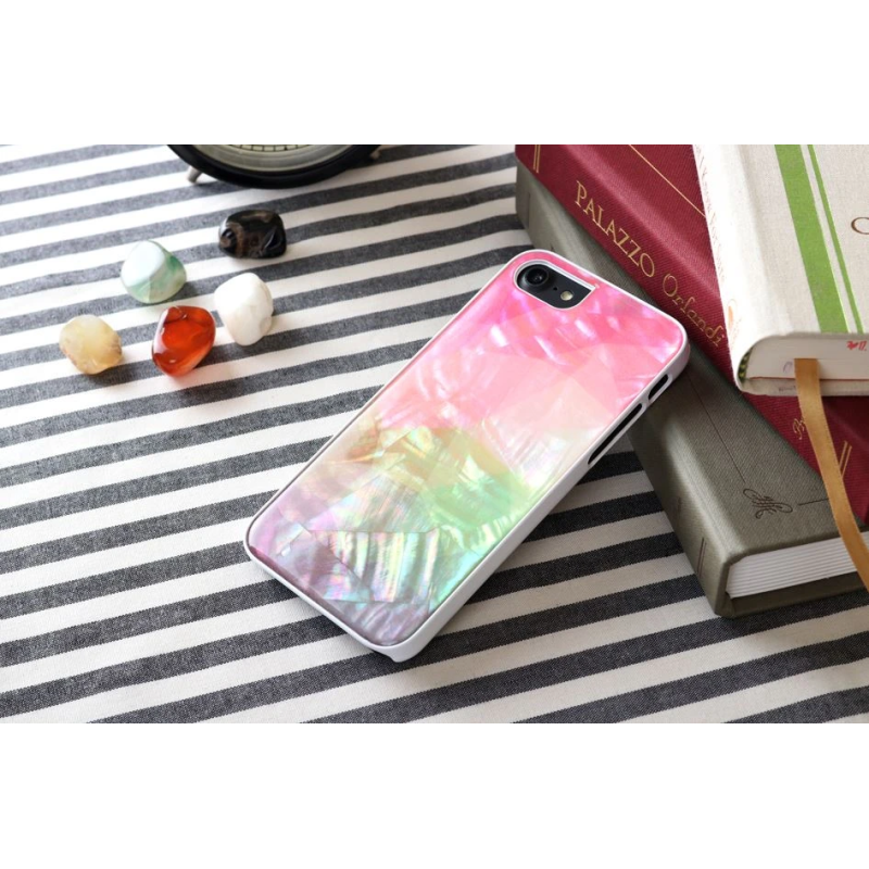 iKins case for Apple iPhone 8-7 water flower white