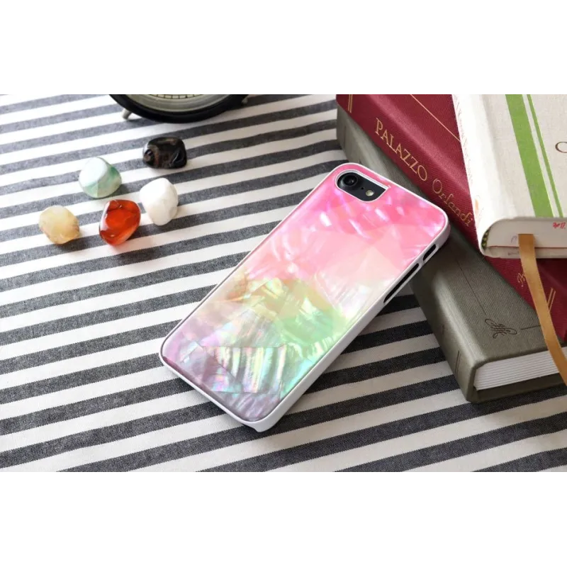 iKins case for Apple iPhone 8-7 water flower white