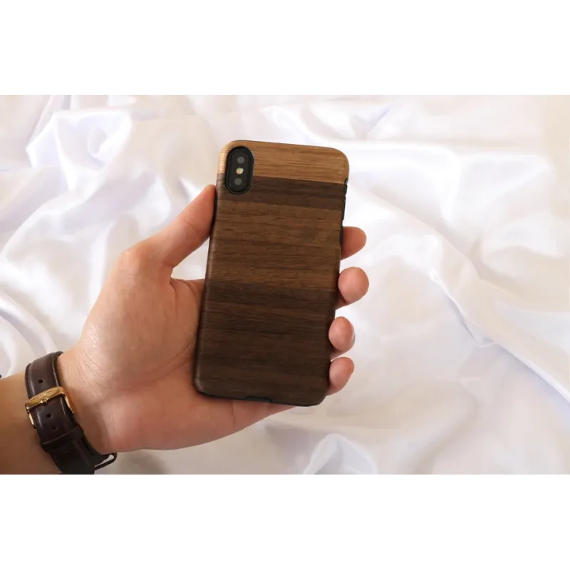 MAN&WOOD SmartPhone case iPhone X-XS fango black