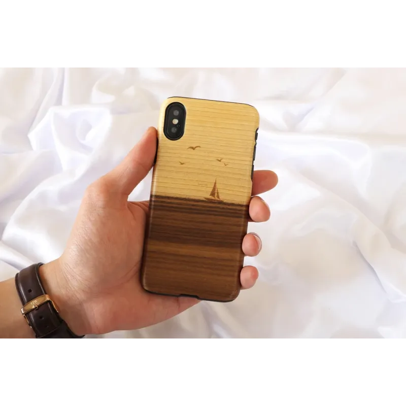 MAN&WOOD SmartPhone case iPhone X-XS mare black