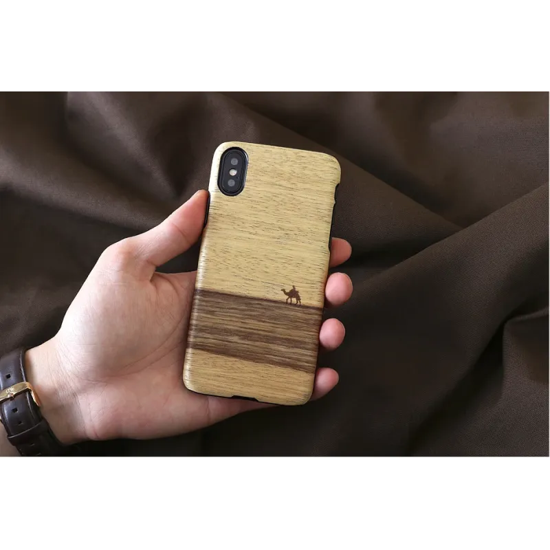 MAN&WOOD SmartPhone case iPhone X-XS terra black