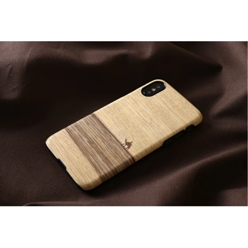 MAN&WOOD SmartPhone case iPhone X-XS terra black